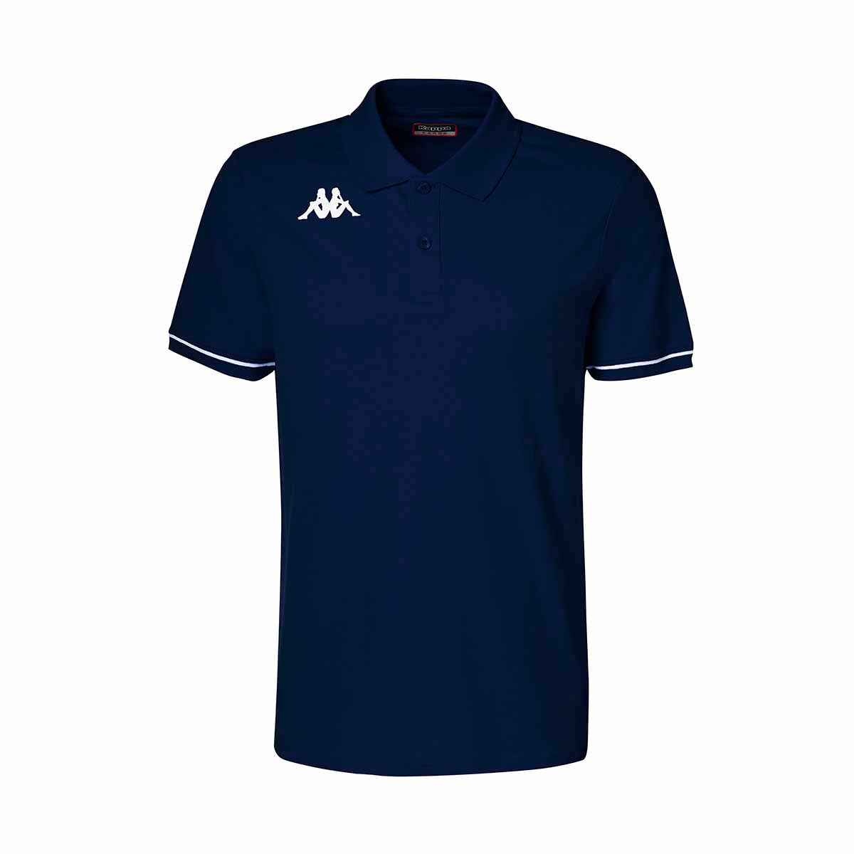 Barli Polo Blue Marine/White