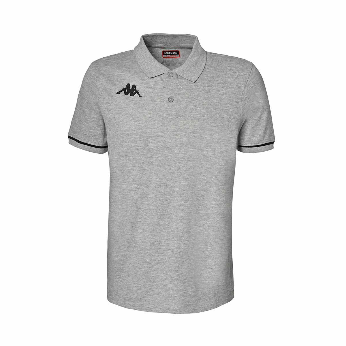 Barli Polo Grey Melange/Black