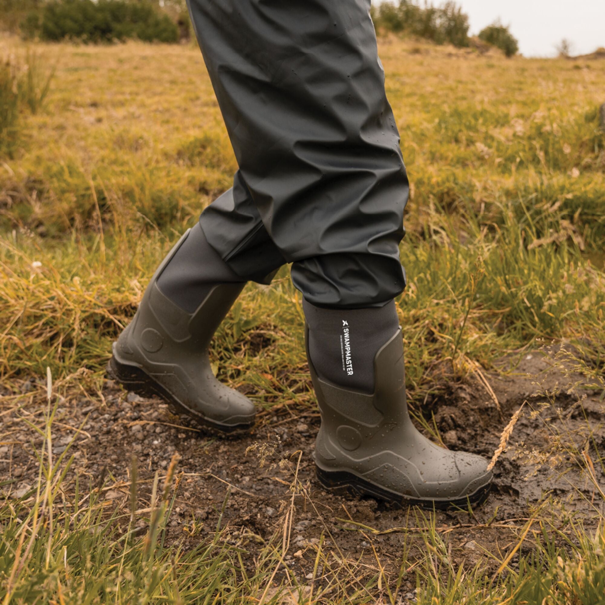 Swampmaster Pro Trapper Non-Safety PU-Neoprene Wellington