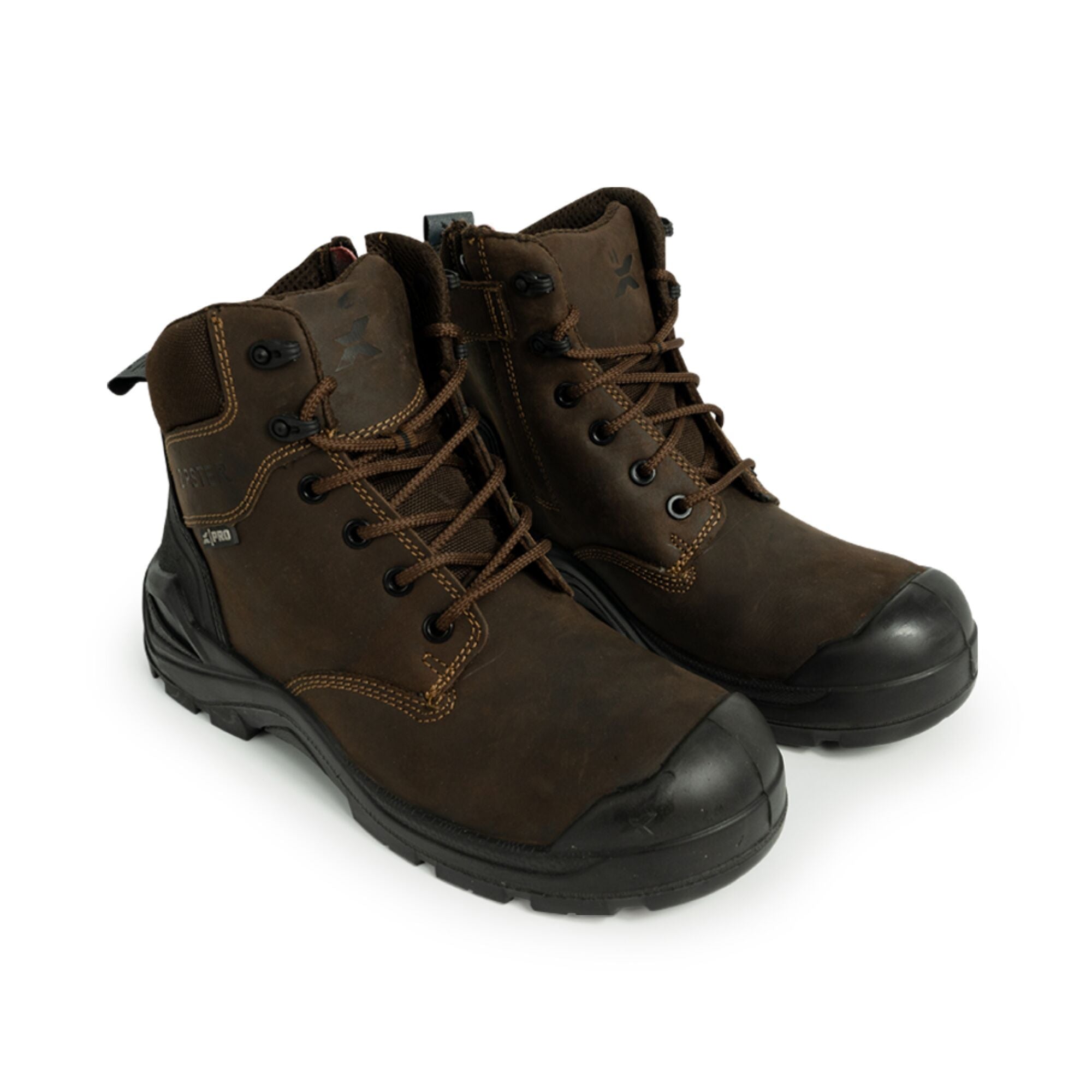 Xpert Pro Zipster S3L Safety Zip-Side Boot Brown
