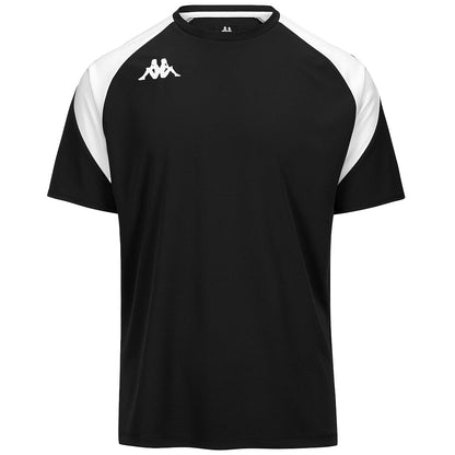 Kappa Loreto Football Jersey Mens Black White