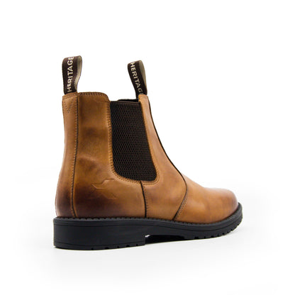 Xpert Heritage Saddler Dealer Boot Burnished Tan