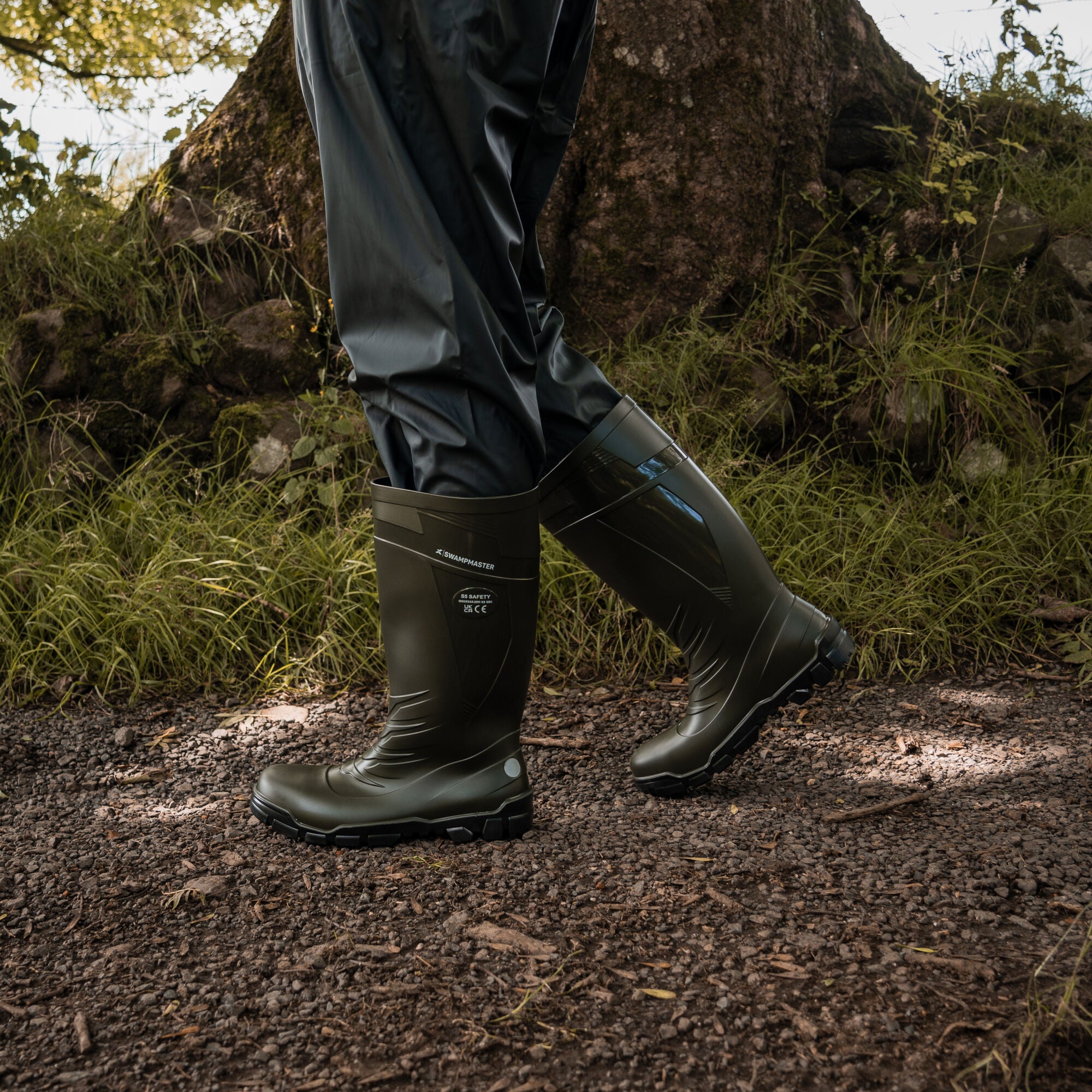 Swampmaster Titan S5 Safety PVC Wellington Green